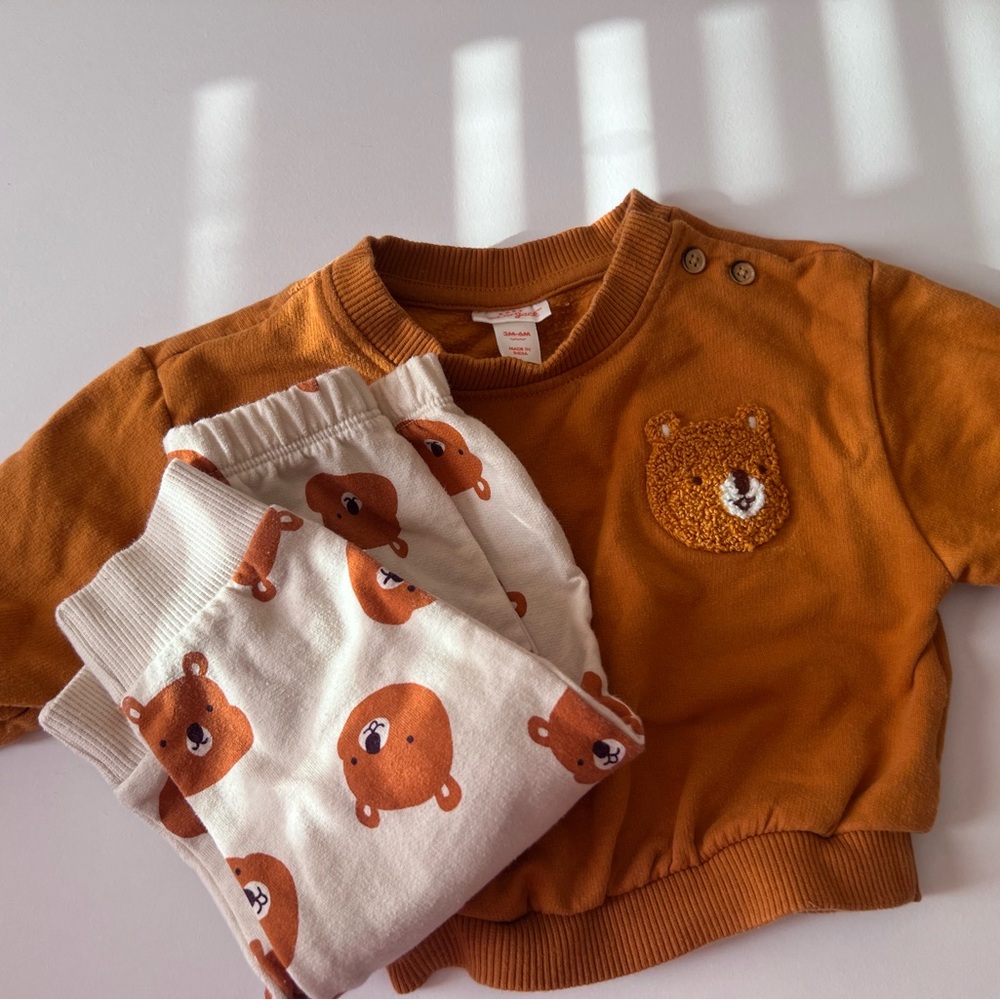 Cat & Jack Orange Knit Sweater